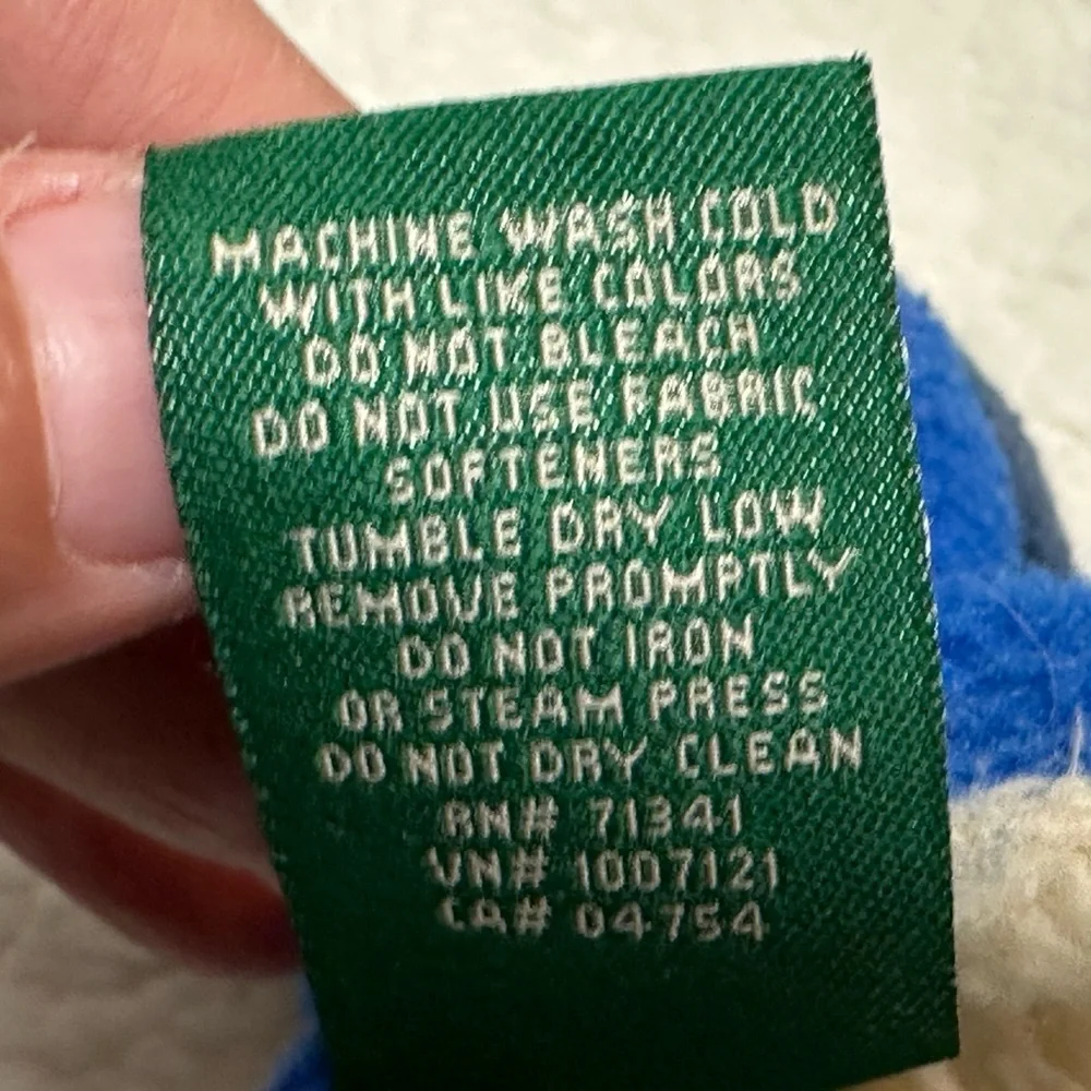 L.L.Bean Infants' & Toddlers’ Cold Buster Waterproof Mittens 6-12 Months Blue